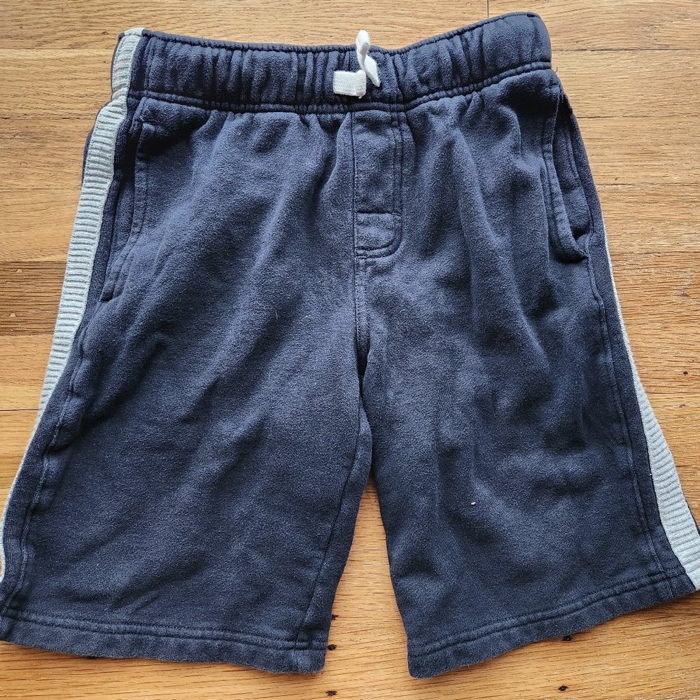 used boys Gymboree shorts gray trim Size 10
